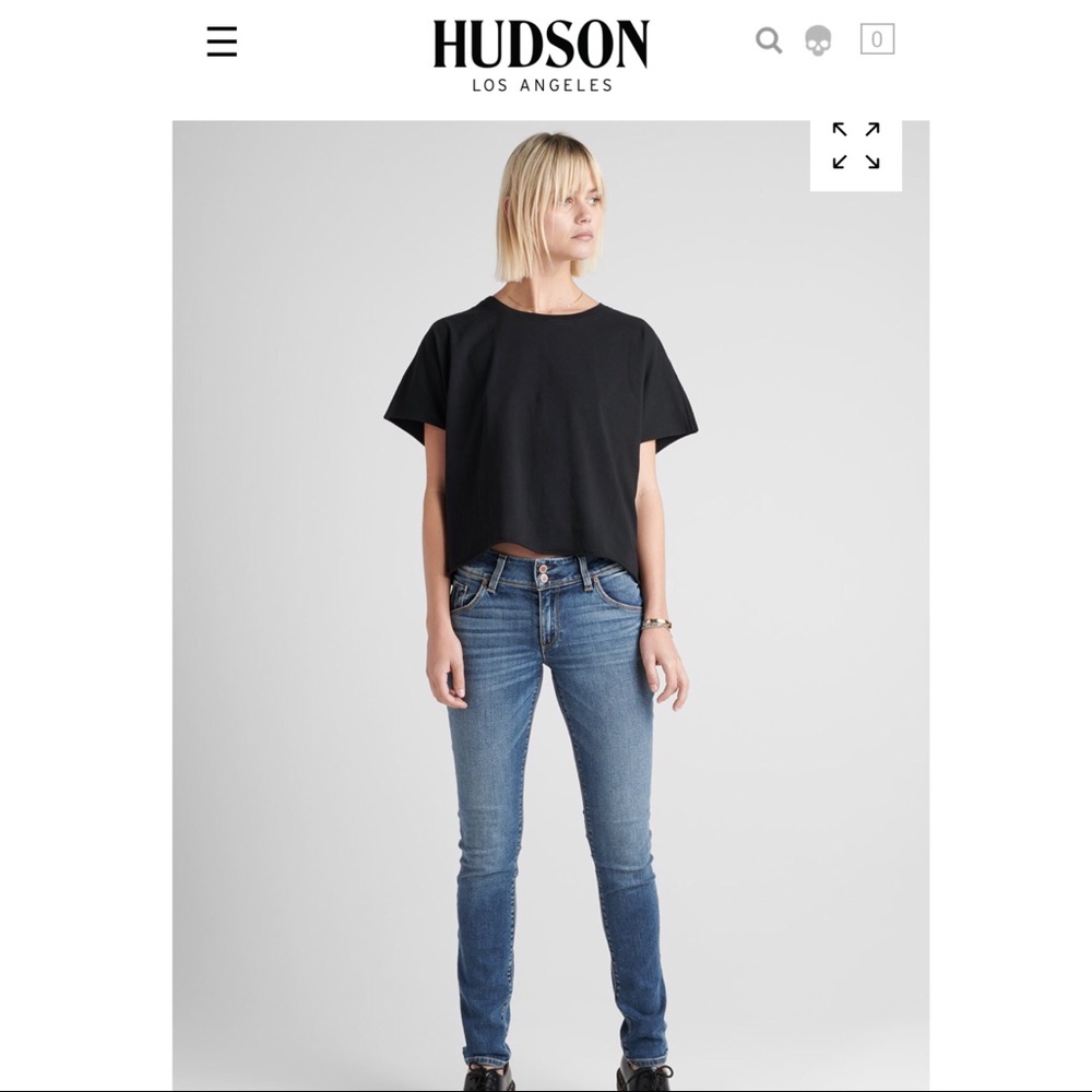 Hudson Collin Mid-Rise Skinny Jean